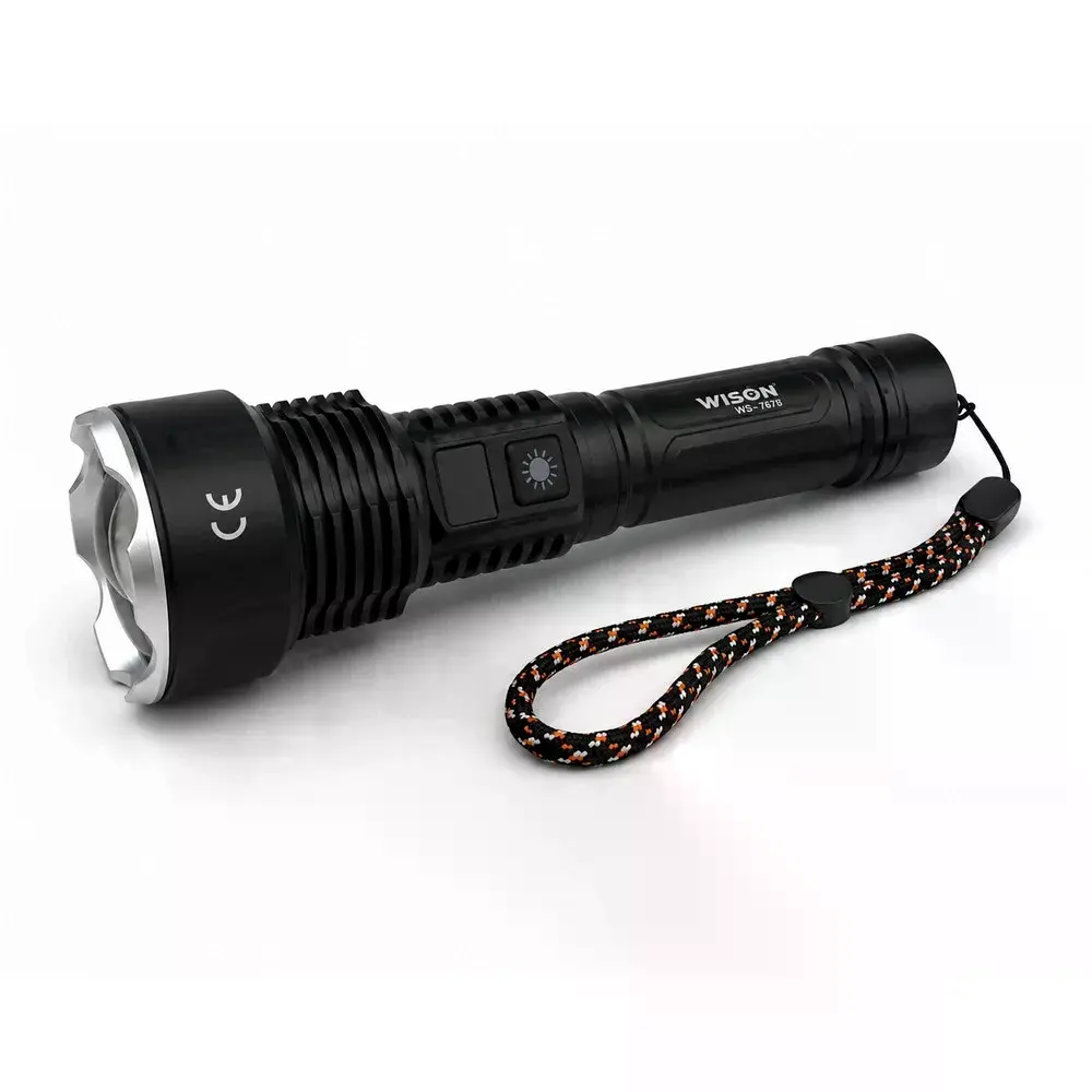 Wison Ws-7878 30watt 3000 Lümen Uzun Menzilli Usb Type-c Şarjlı El Feneri