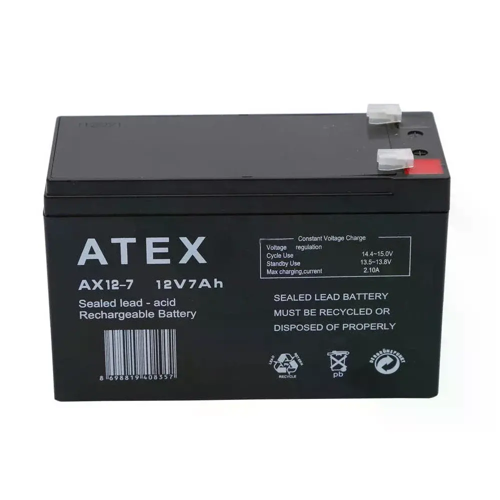 Atex Ax12-7 12v 7ah Akü