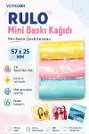 Çocuk Fotoğraf Makinesi Yedek Termal Baskı Kağıdı Renkli (3 Lü Rulo) – 57x25mm-2