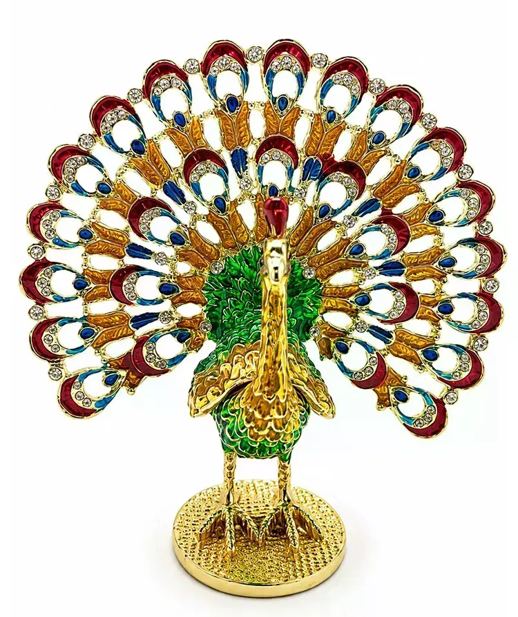 Swaroski Taşlı Tavuskuşu Alk5712