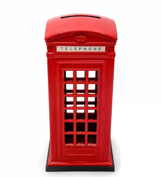 Metal Telefon Kulübesi Kumbara Alk5391