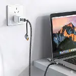4’ü 1 Arada 100W Akıllı Tasarım Yüksek Dayanıklılık Çoklu Uyumlu Örgülü Hızlı Şarj Kablosu-3