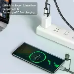 4’ü 1 Arada 100W Akıllı Tasarım Yüksek Dayanıklılık Çoklu Uyumlu Örgülü Hızlı Şarj Kablosu-4