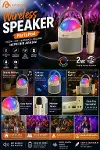 PartyPod Bluetooth 5.3 Destekli Çok Fonksiyonlu Kablosuz Mikrofon Ve Hoparlör-2