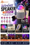 PartyPod Bluetooth 5.3 Destekli Çok Fonksiyonlu Kablosuz Mikrofon Ve Hoparlör-3