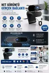 WebCam Orjınal 1080p HD Konferans Kamera Dahili Mikrofon Görüntülü Sohbet Yayın Kamerası HD Video AE-104-2