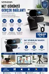WebCam Orjınal 1080p HD Konferans Kamera Dahili Mikrofon Görüntülü Sohbet Yayın Kamerası HD Video AE-104-1