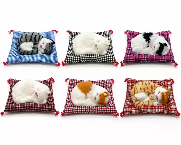 Yastıkta Uyuyan Kedi Sesli Alk25