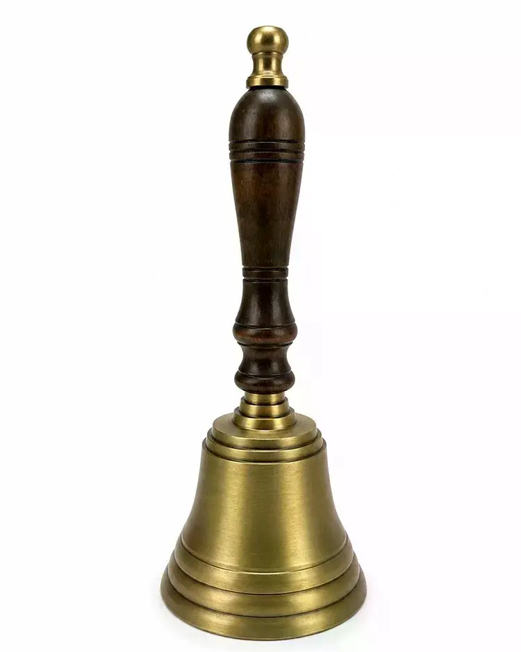 Pirinç El Çanı Ahşap Saplı 1367