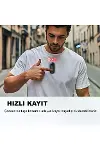 Mini WIFI Aksiyon Kamerası 1080P Taşınabilir Vücut Kamerası Giyilebilir Video Kaydedici Siyah-4