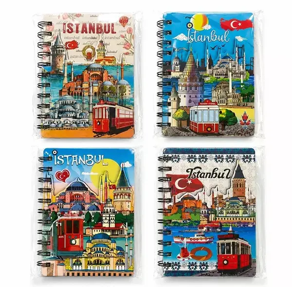 İstanbul Temalı Kabartmalı Defter Alk5823