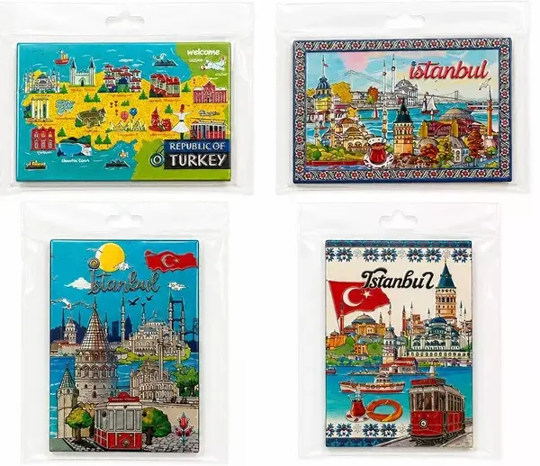 İstanbul Temalı Silikon Buzdolapı Süsü Magnet Alk5815