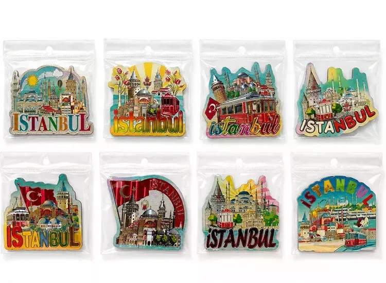 İstanbul Temalı Silikon Buzdolapı Süsü Magnet Alk5826
