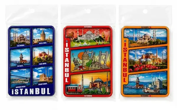 İstanbul Temalı Ahşap Buzdolapı Süsü Magnet Alk5824