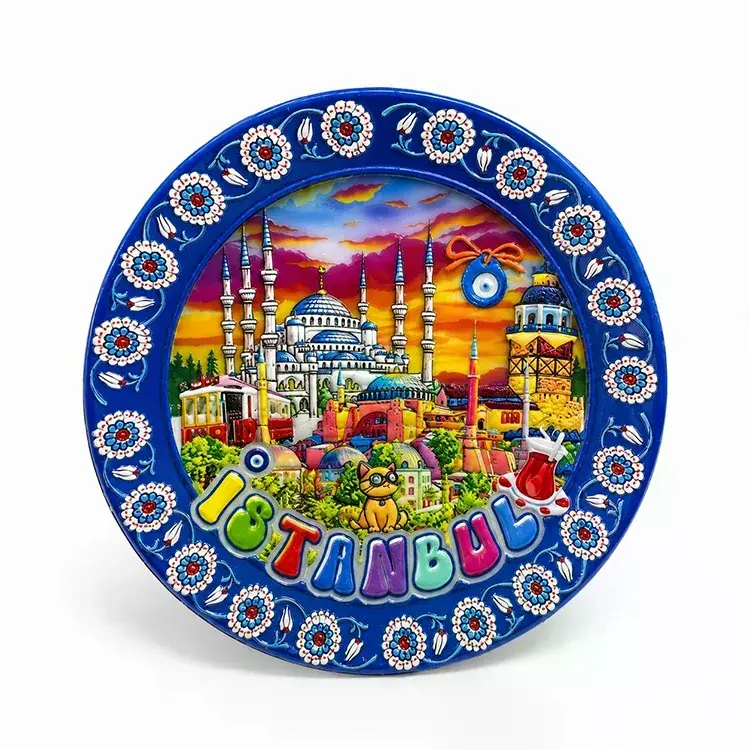 İstanbul Temalı Seramik Magnet Alk5854