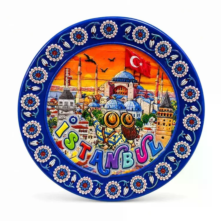 İstanbul Temalı Seramik Magnet Alk5855