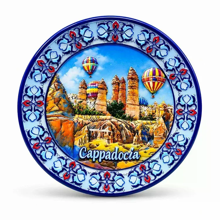 Kapadokya Temalı Seramik Magnet Alk5856