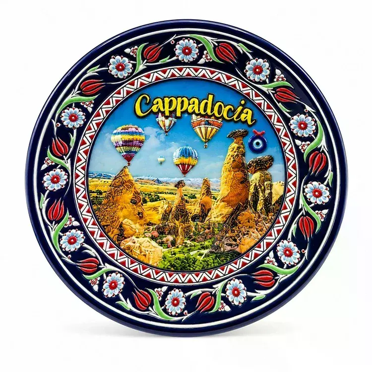 Kapadokya Temalı Seramik Magnet Alk5858