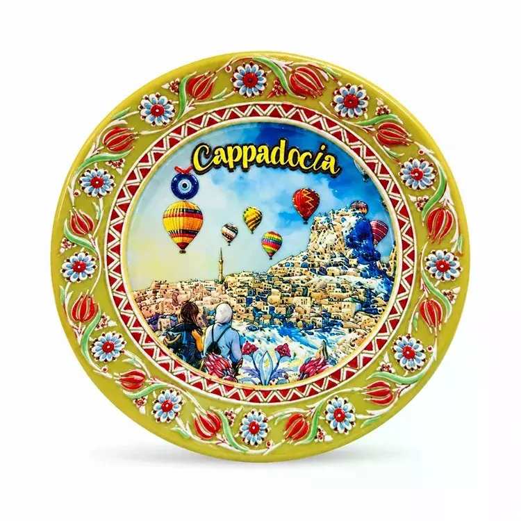 Kapadokya Temalı Seramik Magnet Alk5859