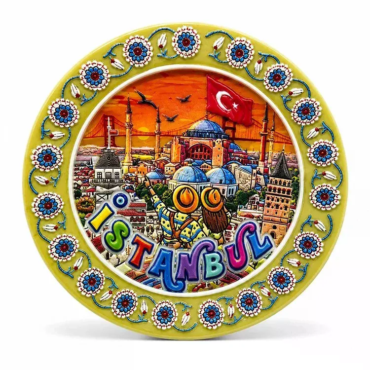 Kapadokya Temalı Seramik Magnet Alk5860