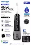 Şarjlı Ağız Duşu Diş Bakım Cihazı 4 Modlu Diş Arası Temizleyici 320ML 5 Başlıklı 1500 mAh Kablosuz-1