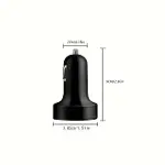 6 Portlu Hızlı Araç Şarj Cihazı – 4 Usb + 2 Type-c Çıkışlı Dijital Göstergeli Oto Şarjı-2