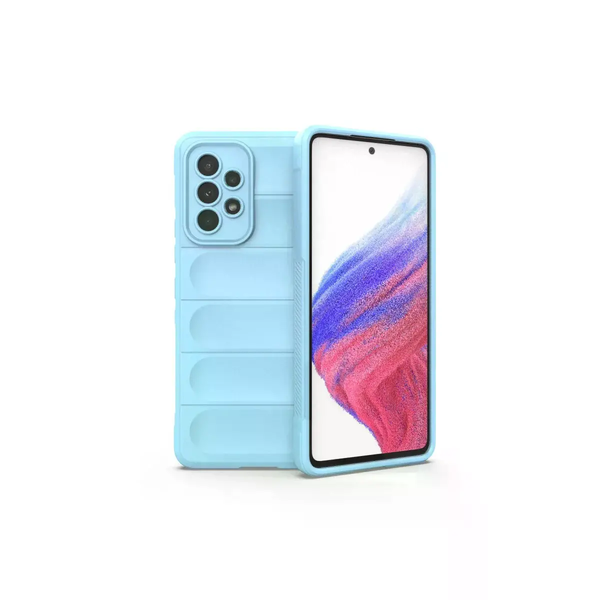 Samsung Galaxy A73 5g Kılıf Optimum Silikon - Sky Blue