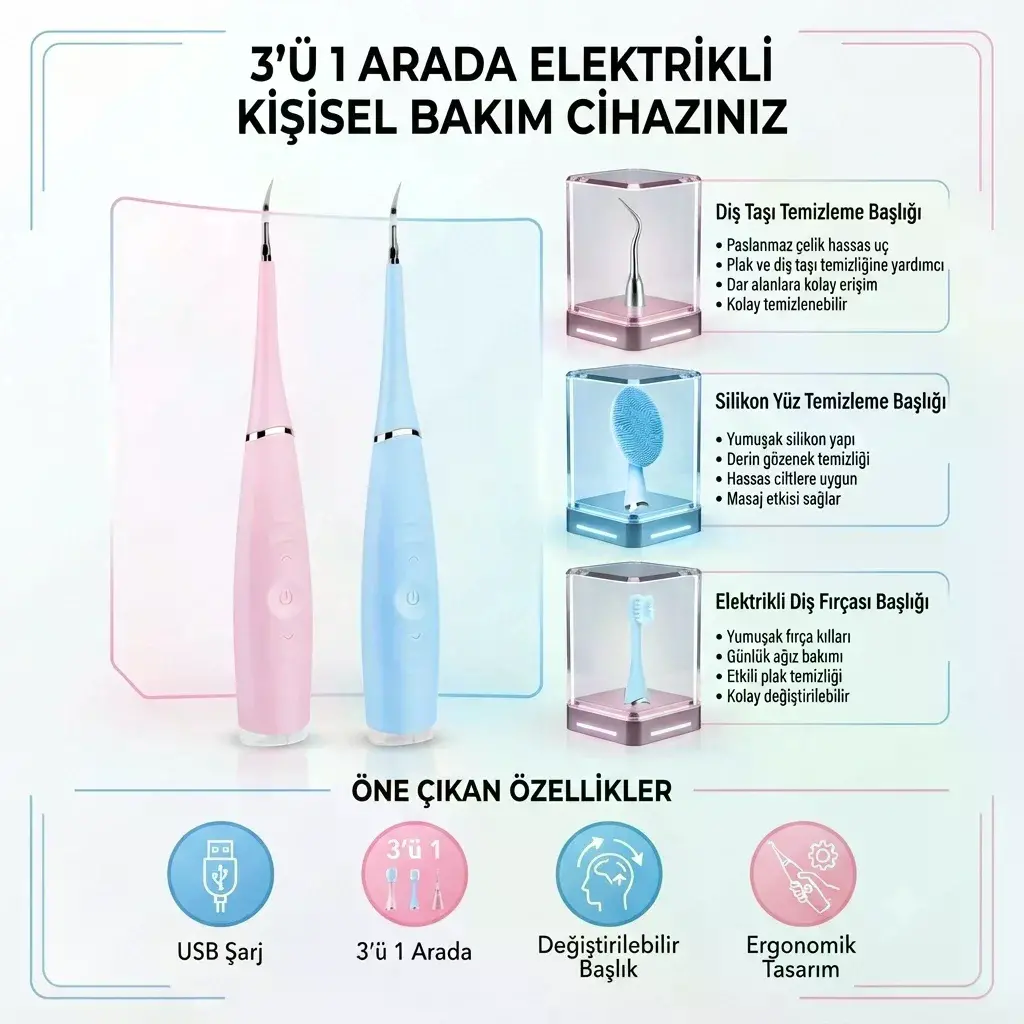 Profesyonel Ağız Ve Cilt Bakım Cihazı