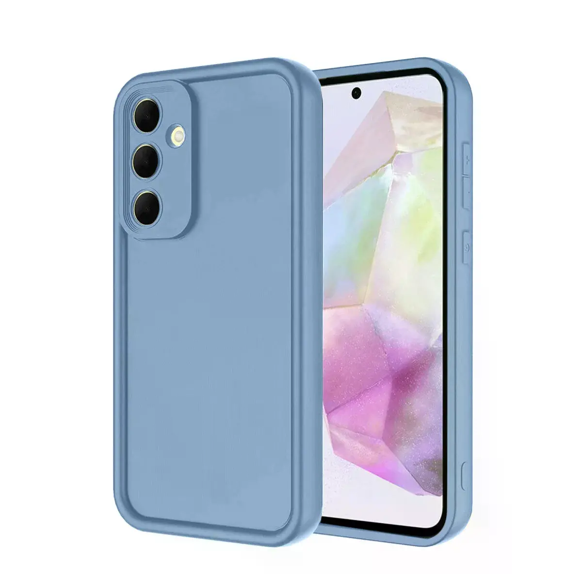Samsung Galaxy A17 5g Viera Silikon - Mavi