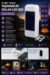 Taşınabilir Solar Led Power Bank-1