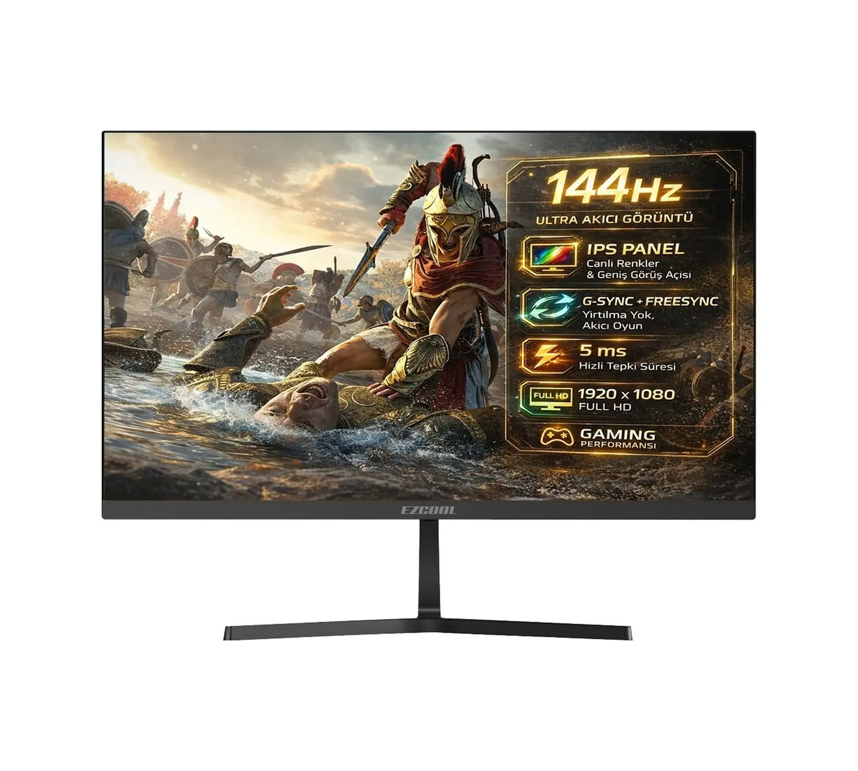 Ezcool 27'' Corp Ezp27 Fhd 5ms 144hz Vga Hdmı Ips Monitör