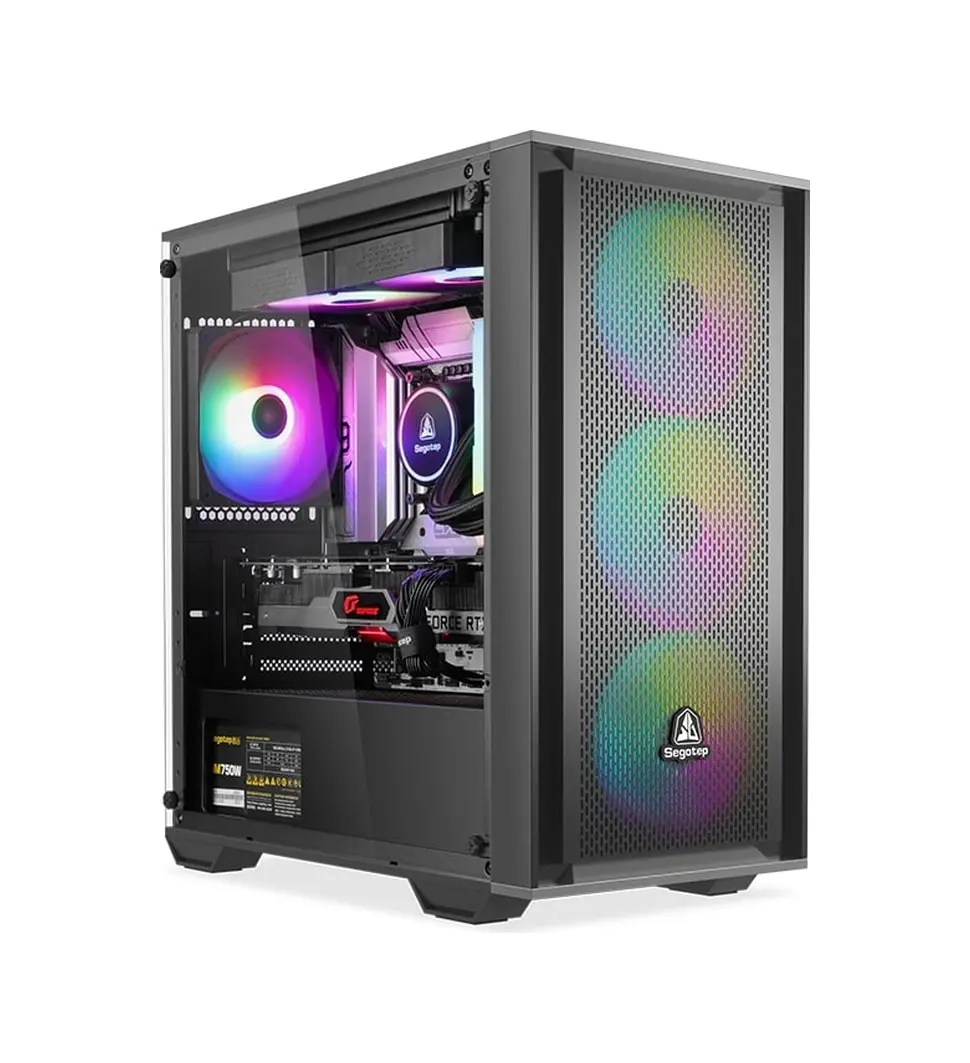 Segotep Gank 240-s Siyah 650w 80+ Midi Tower Kasa Argb Fan Akak0sgp0017