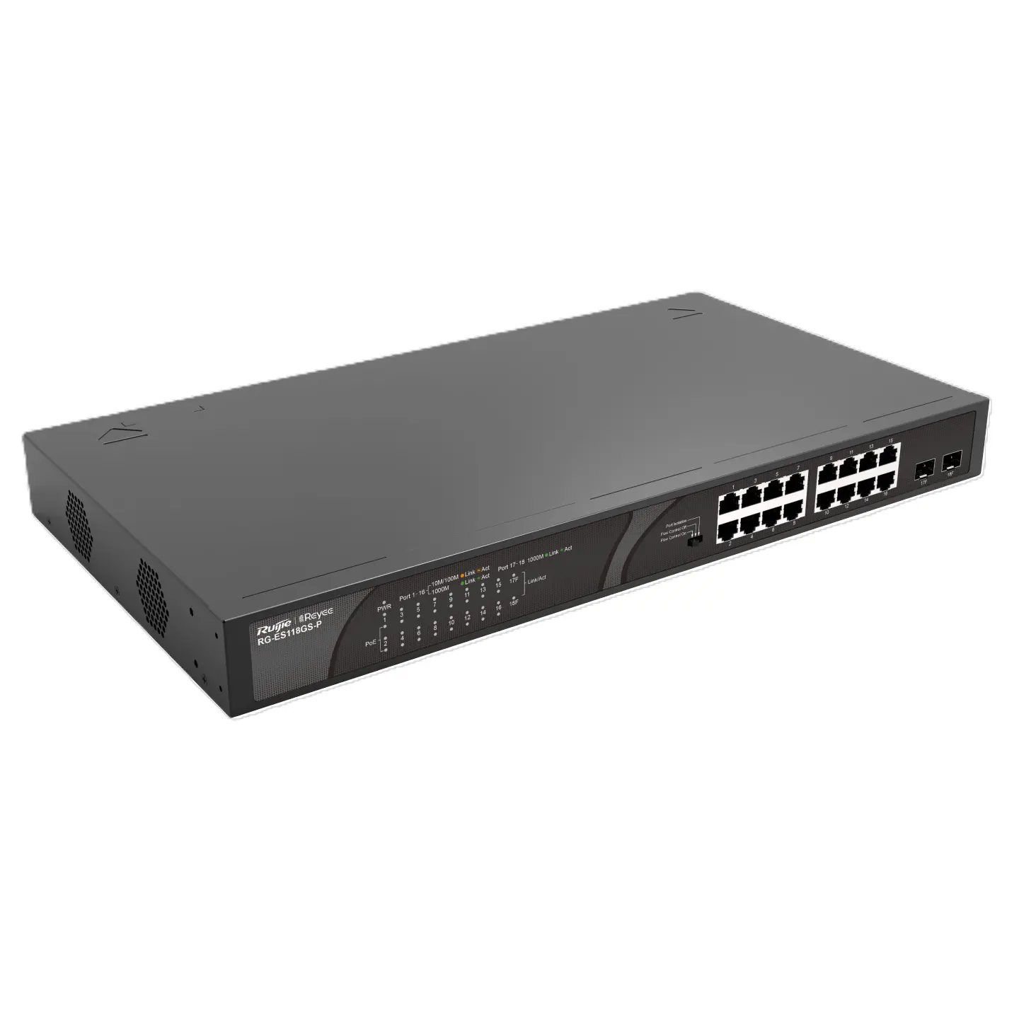 Reyee RG-ES118GS-P-L 18-Portlu 10/100/1000 Mbps Yönetilmeyen PoE Swtich