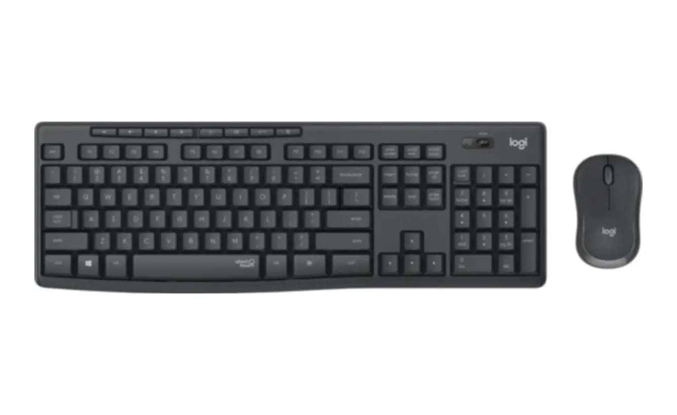 Logıtech Mk295 Q Tr Sessiz Kablosuz Klavye Mouse Set Siyah 920-00