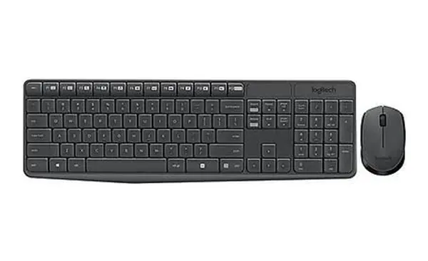 LOGITECH MK235 Kablosuz Q TR Klavye Mouse Set Siyah