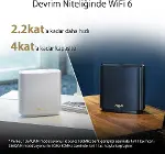 Asus Zenwifi Xt8 Wıfı6 Gaming Ai Mesh Aiprotectionpro Torrent Bulut Dlna Kablosuz Ag Dagitim Mesh Si-3