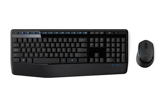 Logitech MK345 Q Kablosuz Usb Siyah Multimedya Klavye Mouse Set 920-006514