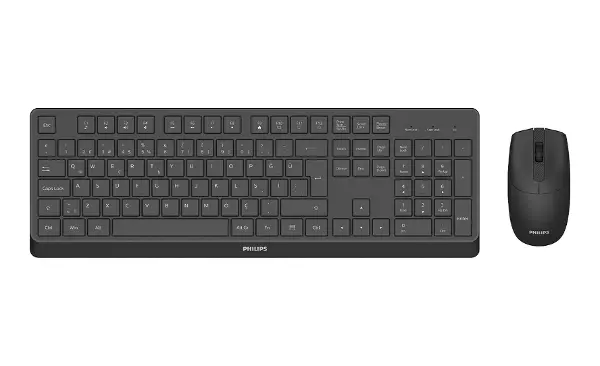Philips SPT6368 Kablosuz Türkçe Q Klavye & Mouse Set Siyah
