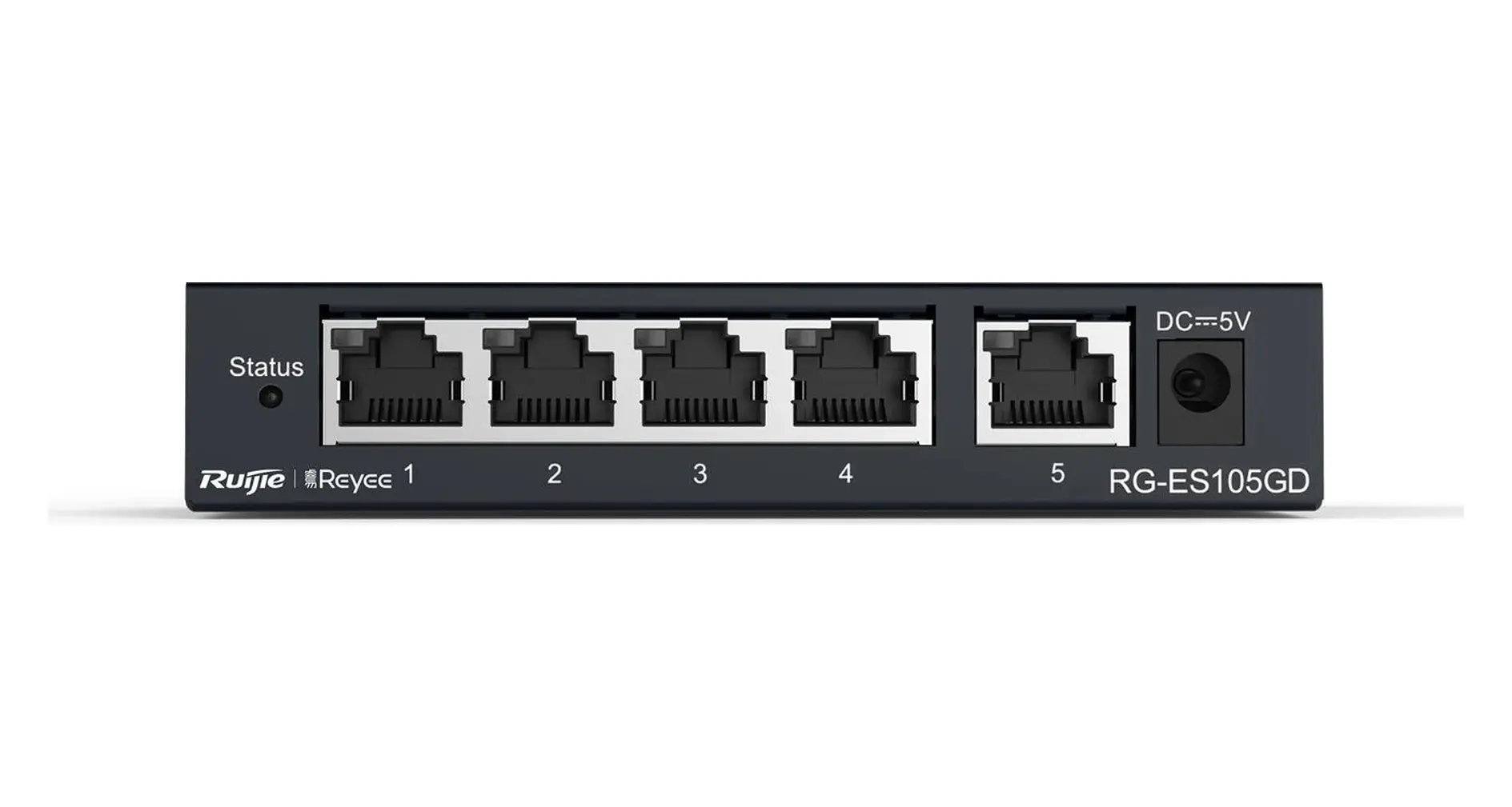 Ruijie-reyee Rg-es105gd 5 Port 10-100-1000 Mbps Gbit Yönetilemez Switch Çelik Kasa