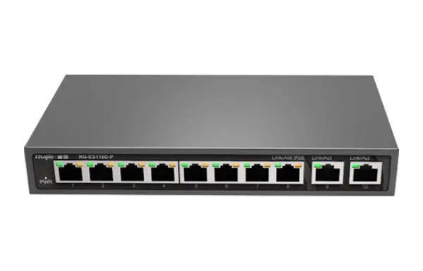 Reyee RG-ES110D-P 10 Port Yönetilemez Switch