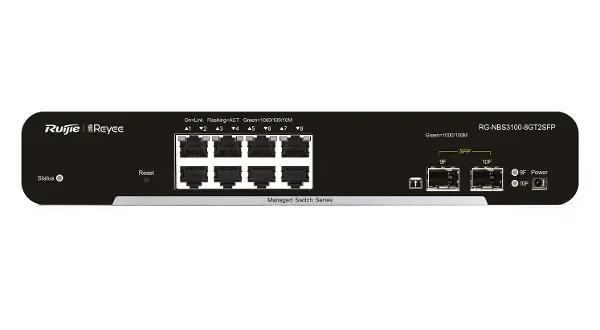 Ruijie Reyee Rg Nbs3100 8Gt2Sfp 8Gıgabıt Yönetilebilir Switch 2