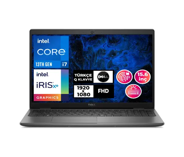 Dell Latitude 3550 N010L355015U i7-1355U 16 GB 512 GB SSD 15.6" Ubuntu FHD Dizüstü Bilgisayar
