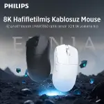 Philips EVNIA Serisi SPK9718 Kablosuz Bluetooth Dual Mod 36000DPI 6 Tuşlu Optik Oyuncu Mouse Siyah Siyah-3