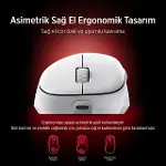 Philips EVNIA Serisi SPK9418 Kablosuz Bluetooth 12000DPI 6 Tuşlu Optik  Oyuncu Mouse Beyaz-6