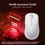 Philips EVNIA Serisi SPK9418 Kablosuz Bluetooth 12000DPI 6 Tuşlu Optik  Oyuncu Mouse Beyaz-7