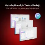 Philips EVNIA Serisi SPK9418 Kablosuz Bluetooth 12000DPI 6 Tuşlu Optik  Oyuncu Mouse Beyaz-8