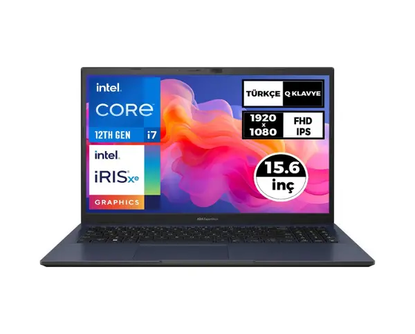 Asus ExpertBook B1 B1502CBA-I78512B0D-005 i7-1255U 24 GB 1 TB SSD 15.6" Dos FHD Dizüstü Bilgisayar
