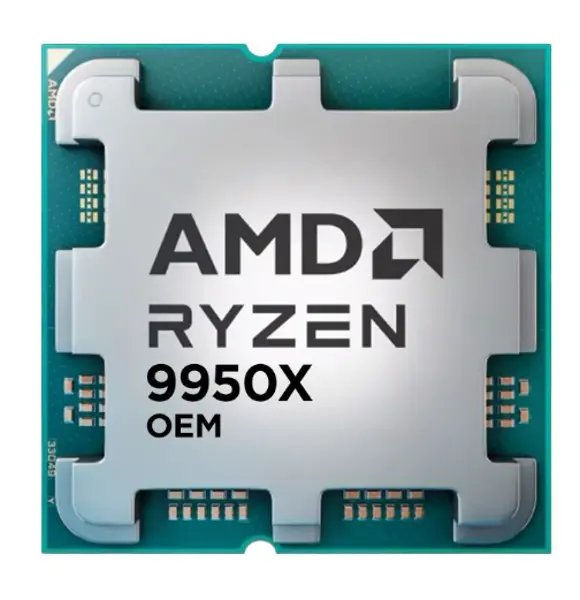 AMD Ryzen 9 9950X 4.3 GHz 64 MB AM5 170 W İşlemci Tray
