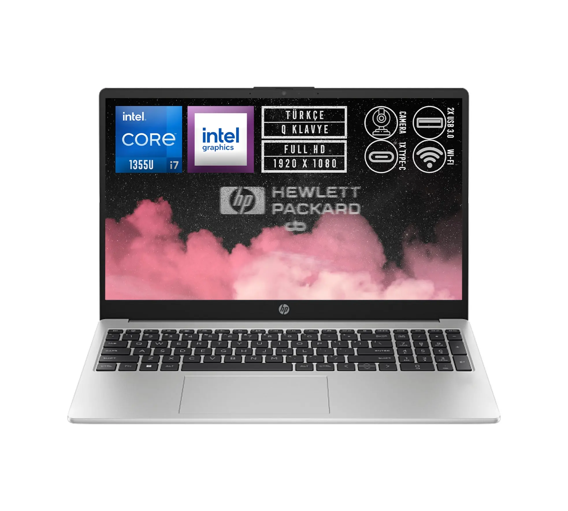 HP 250 G10 968L4ET004 i7-1355U 32 GB 1 TB SSD 15.6" Dos Dizüstü Bilgisayar