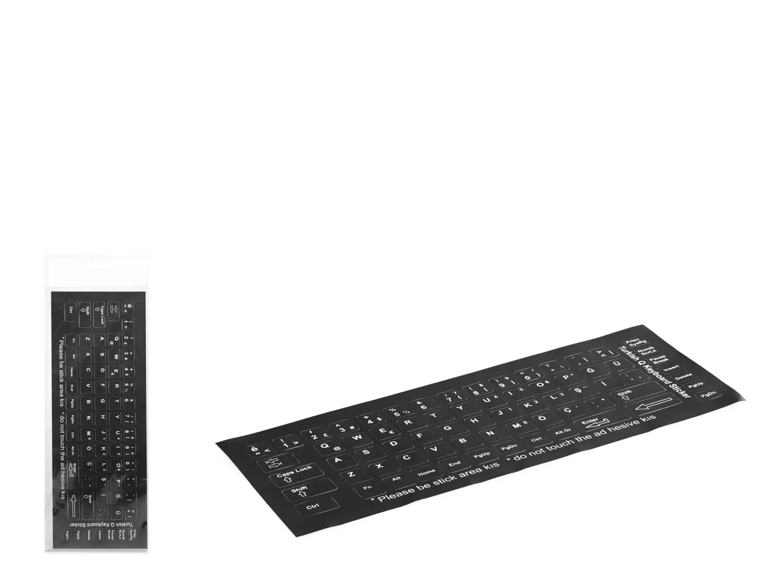 Klavye Sticker Tuş Takımı Türkçe Q HDX8256